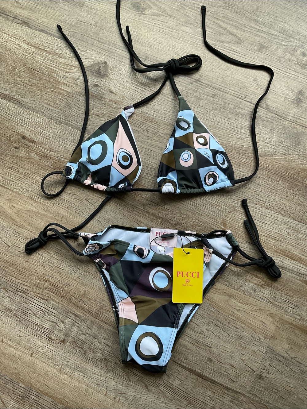 Emilio Pucci Geometric Print Bikini Set - Picture 2 of 3